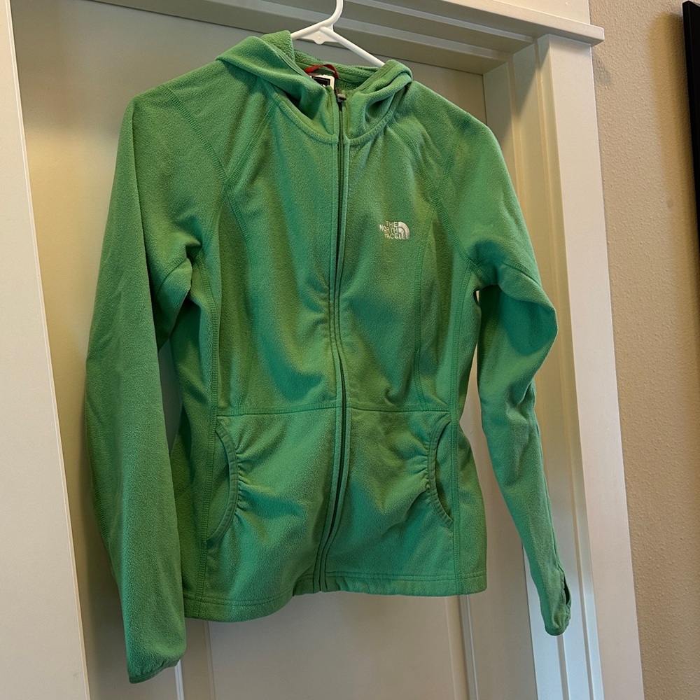 The North Face Women's Vibrant Green Fleece Hoodie
